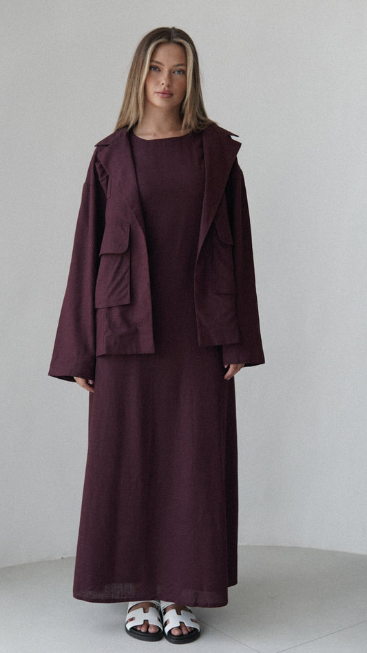 DEEP PLUM SET